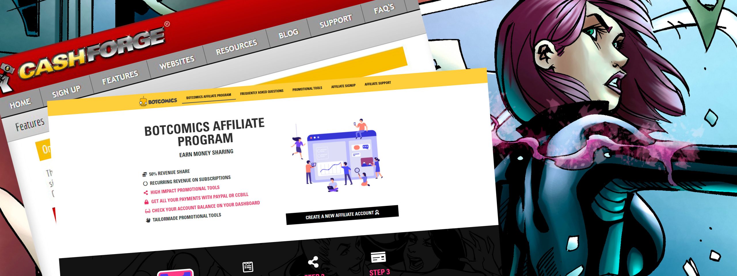 Cashforge is gone 💰 - Botcomics